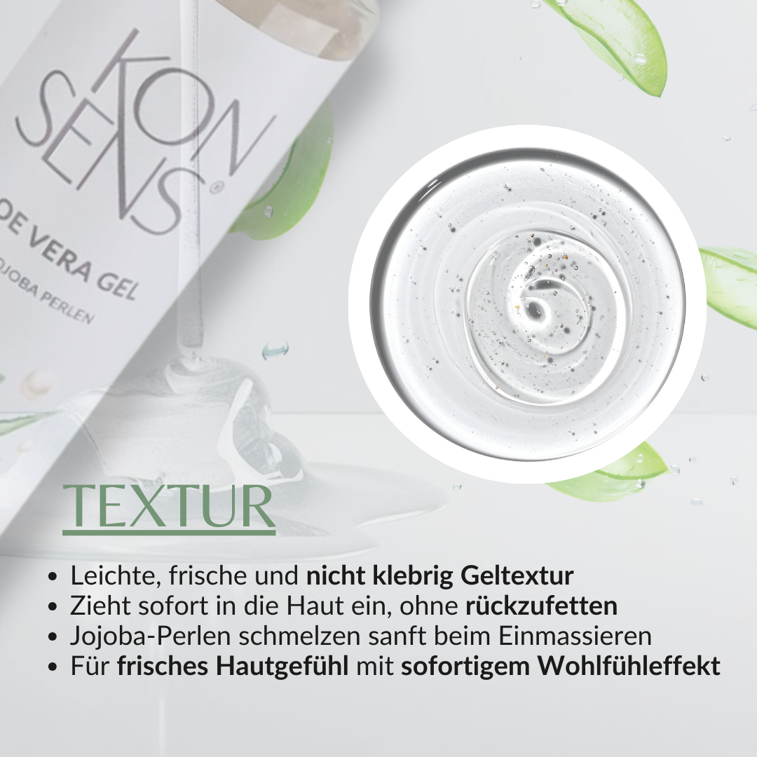 Aloe Vera Gel mit Jojoba Perlen