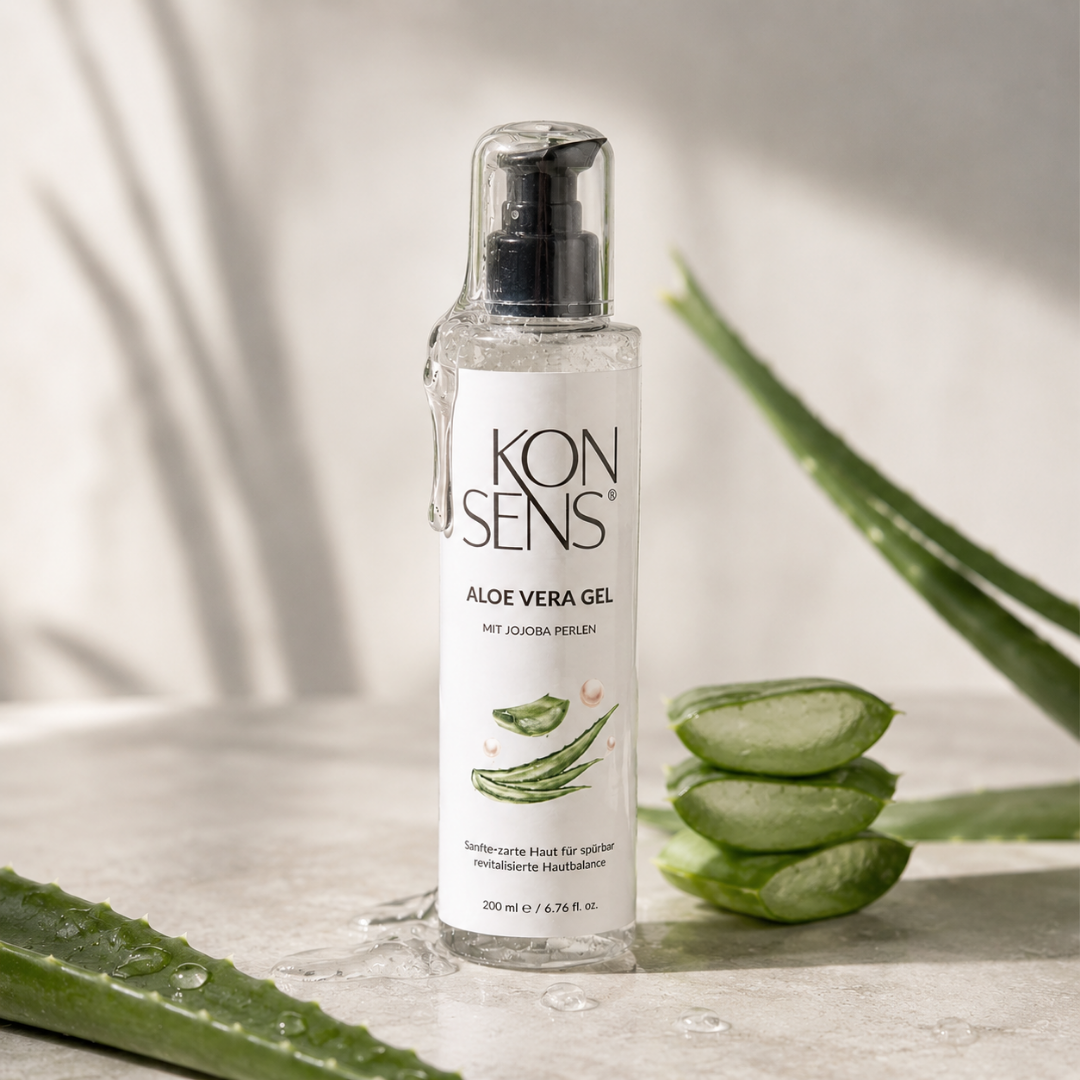 Aloe Vera Gel mit Jojoba Perlen