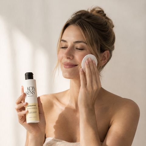 Huile visage premium aux huiles végétales de qualité et squalane