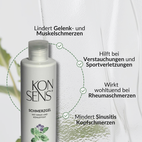 Minze Schmerzgel Detailansicht – Madero Schweiz