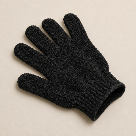 Peelinghandschuh Detailansicht – Madero Schweiz
